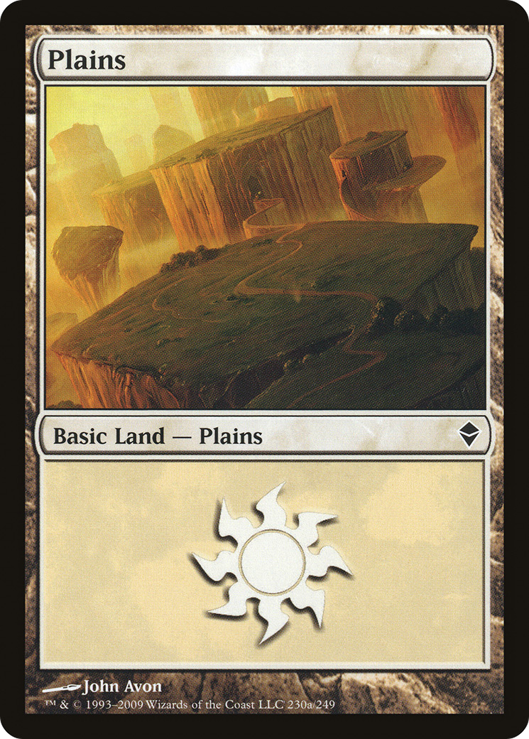 Image of Plains (230a) (ZEN-230A) - Zendikar