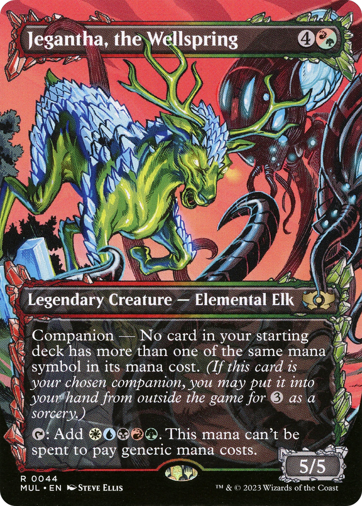Image of Jegantha, the Wellspring (MUL-044) - Multiverse Legends: (Showcase) (Borderless)