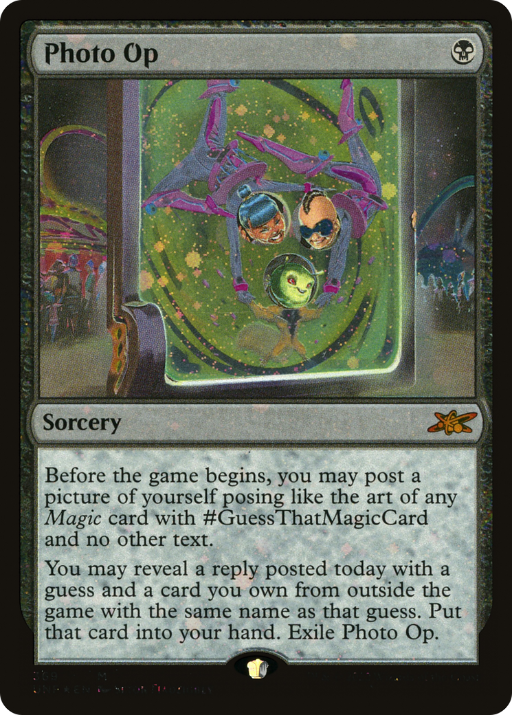 Image of Photo Op (Galaxy Foil) (UNF-369) - Unfinity Foil