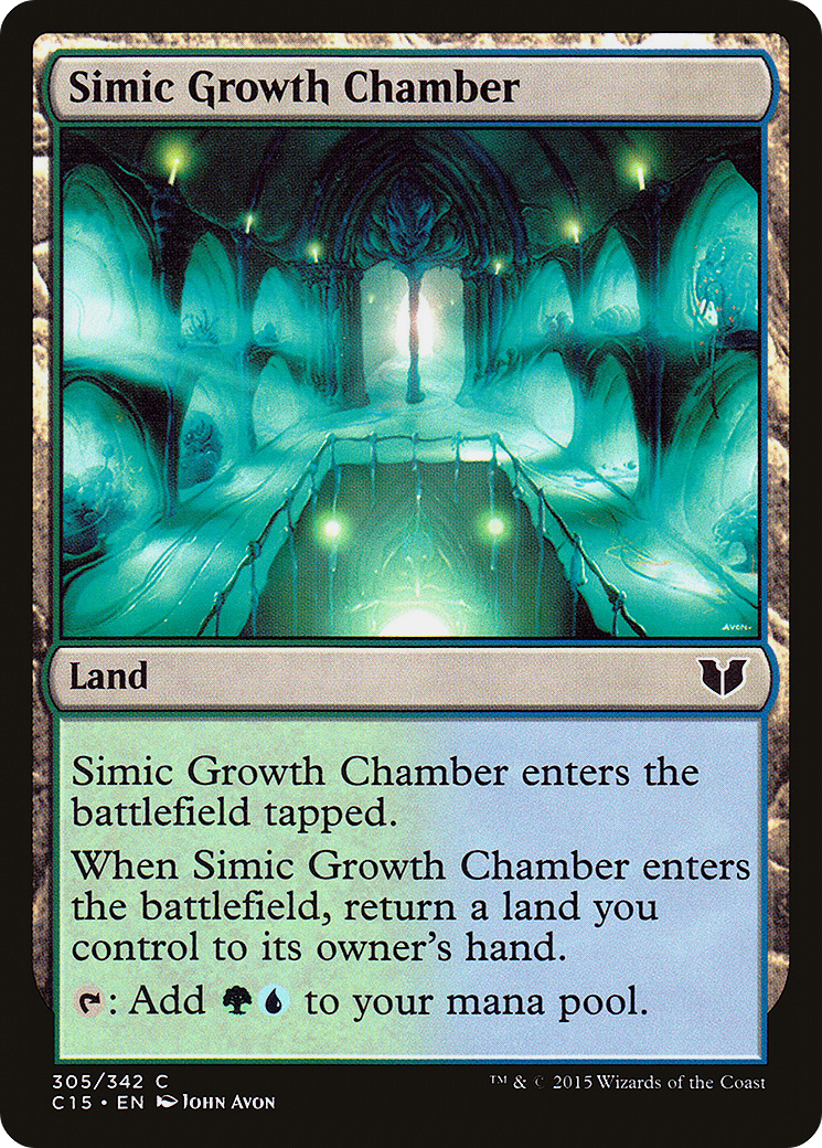 Image of Simic Growth Chamber (C15-305) - Commander 2015