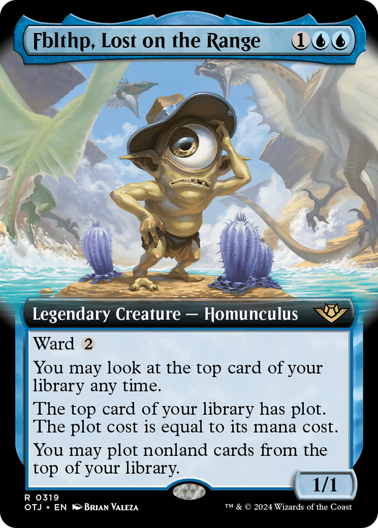 Image of Fblthp, Lost on the Range (Extended Art) (OTJ-319) - Outlaws of Thunder Junction: (Extended Art) Foil