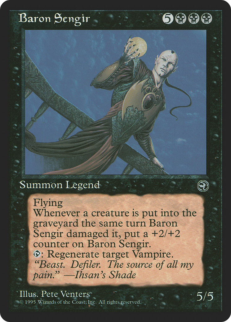 Image of Baron Sengir (HML-) - Homelands