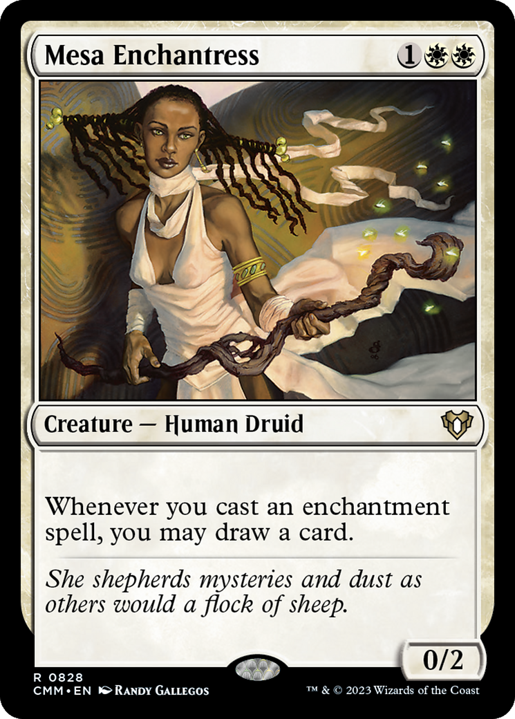 Image of Mesa Enchantress (CMM-828) - Commander Masters