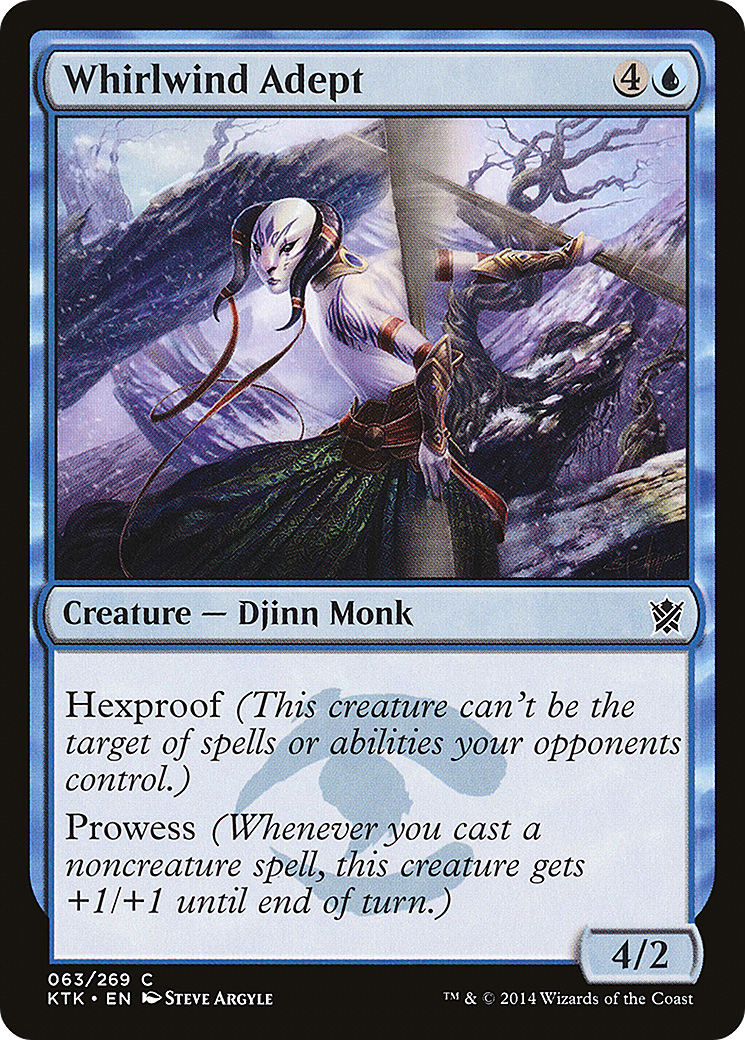 Image of Whirlwind Adept (KTK-063) - Khans of Tarkir Foil