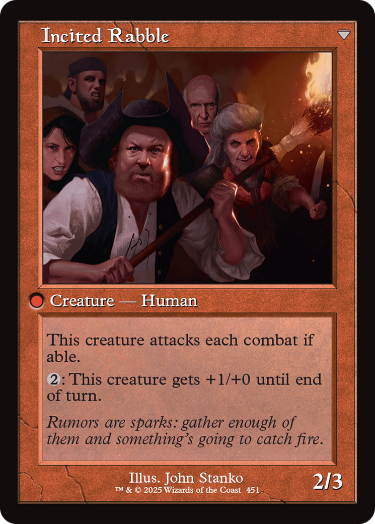 Image of Town Gossipmonger (Retro Frame) (INR-451) - Innistrad Remastered Foil