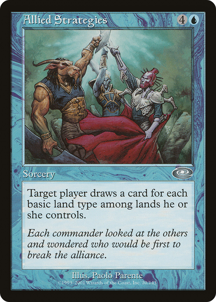 Image of Allied Strategies (PLS-020) - Planeshift Foil