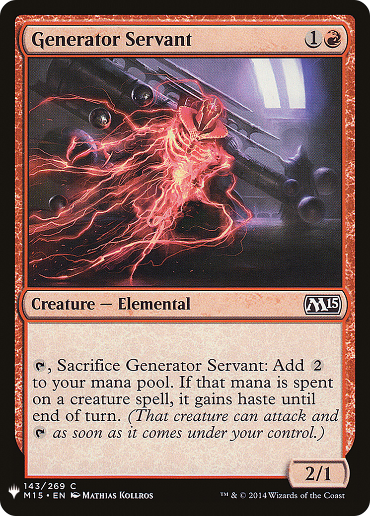 Image of Generator Servant (LIST-143) - The List