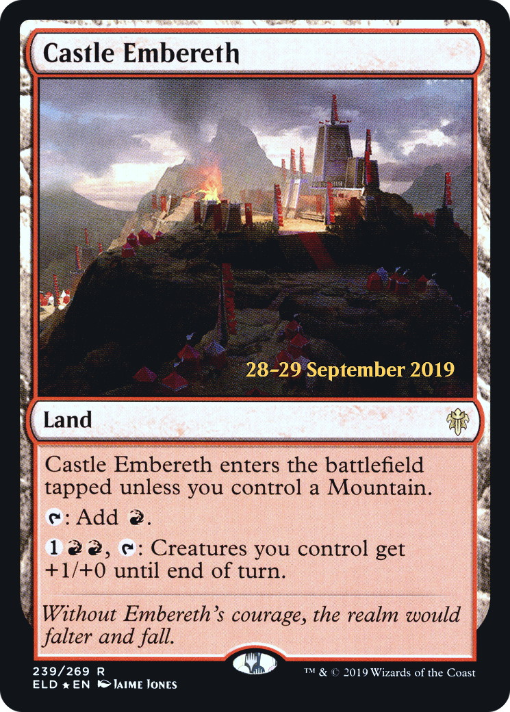 Image of Castle Embereth (PRE-239) - Throne of Eldraine Promos Foil