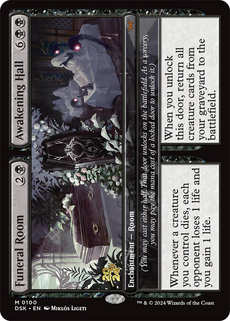 Image of Funeral Room // Awakening Hall (PRE-100) - Duskmourn: House of Horror Promos Foil