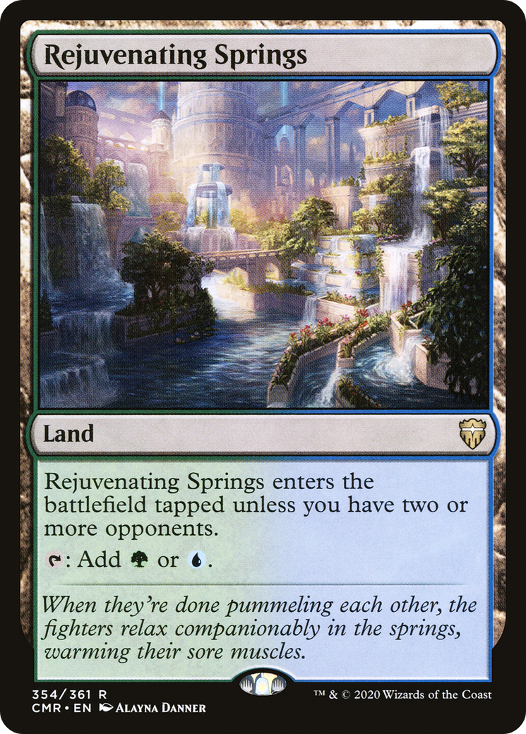 Image of Rejuvenating Springs (CMR-354) - Commander Legends