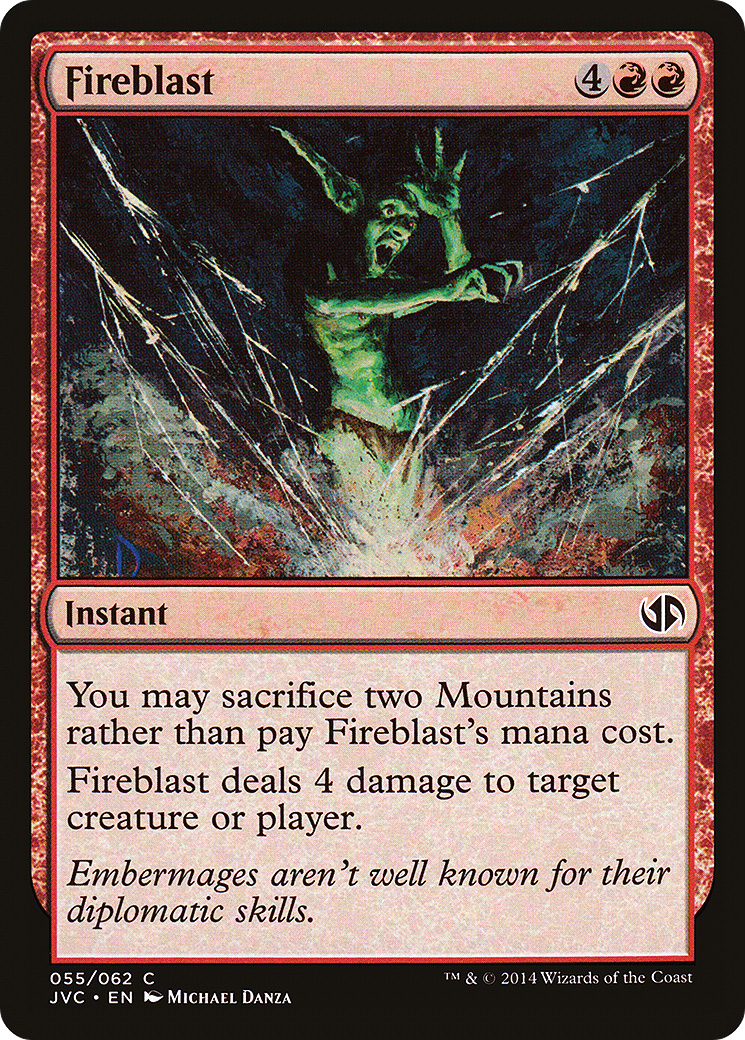 Image of Fireblast (DD3-055) - Duel Decks Anthology: Jace vs. Chandra