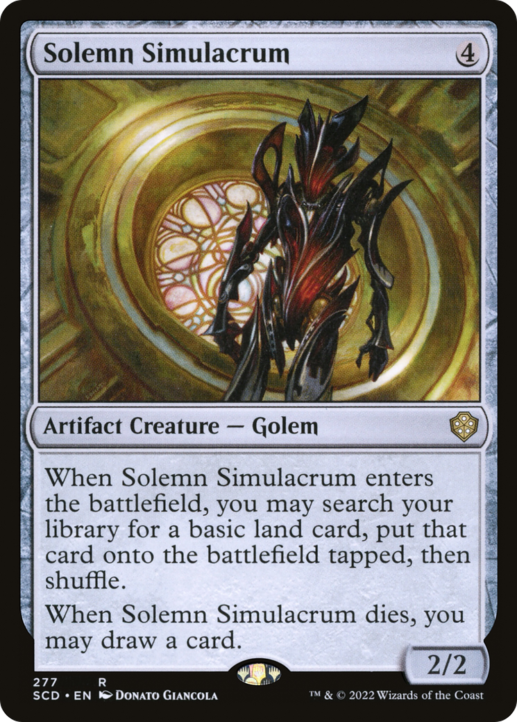 Image of Solemn Simulacrum (SCD-277) - Starter Commander Decks