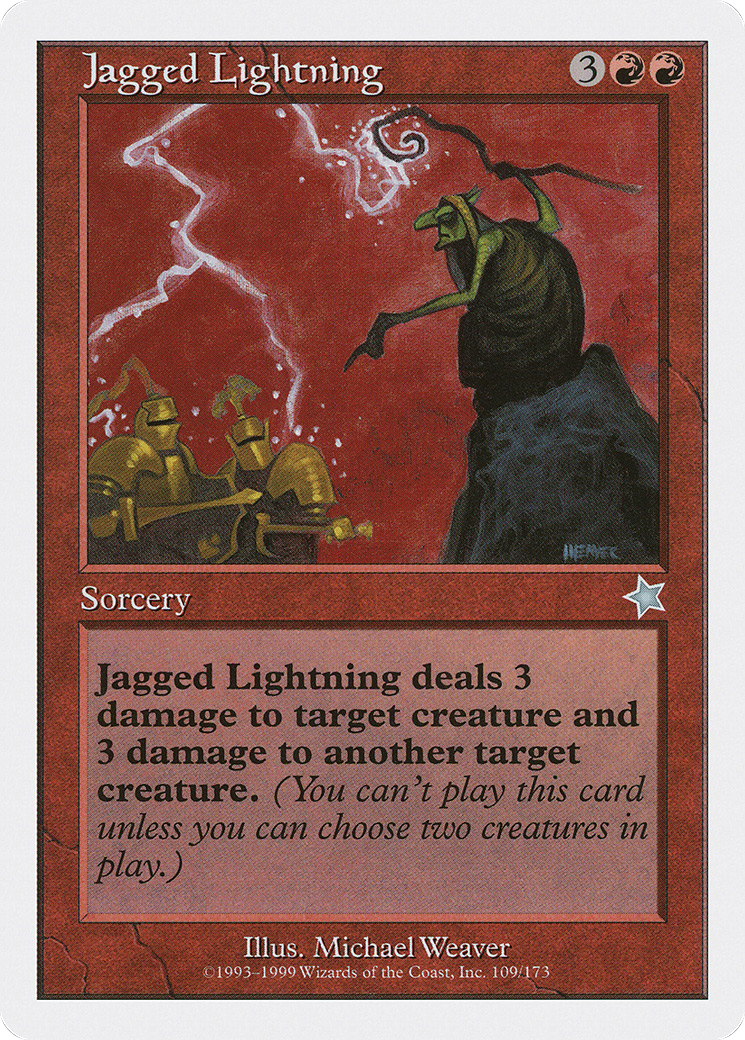 Image of Jagged Lightning (S99-109) - Starter 1999