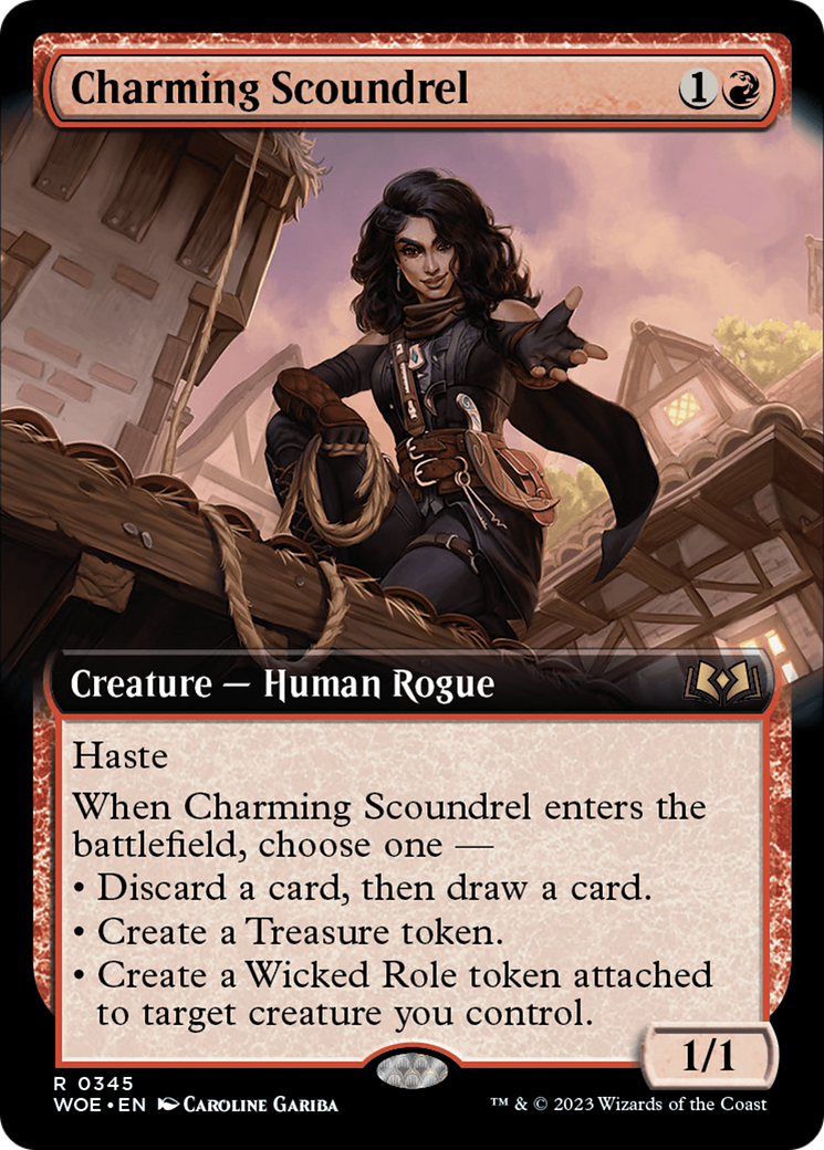 Image of Charming Scoundrel (Extended Art) (WOE-345) - Wilds of Eldraine: (Extended Art)