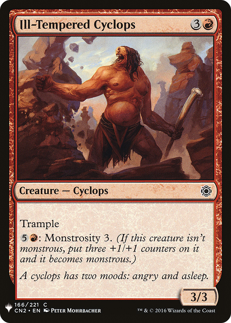 Image of Ill-Tempered Cyclops (LIST-166) - The List