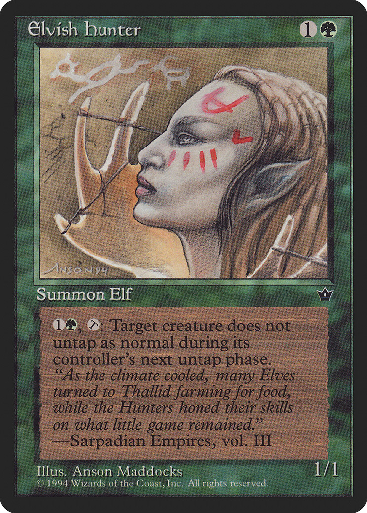 Image of Elvish Hunter (Maddocks) (FEM-) - Fallen Empires