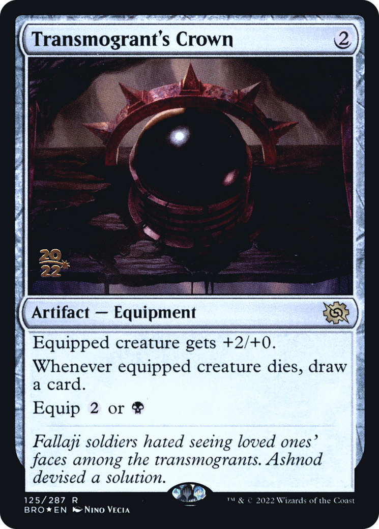 Image of Transmogrant's Crown (PRE-125) - The Brothers' War Promos Foil