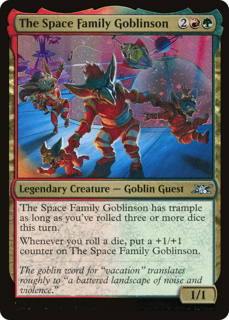 Image of The Space Family Goblinson (Galaxy Foil) (UNF-465) - Unfinity Foil