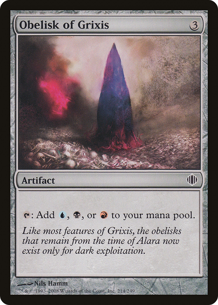 Image of Obelisk of Grixis (ALA-214) - Shards of Alara Foil