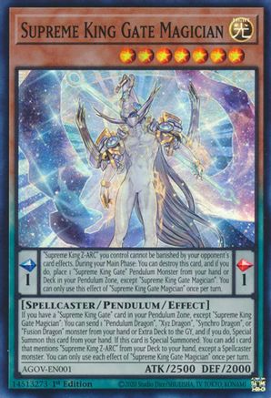 Image of Supreme King Gate Magician (AGOV-EN001) - Age of Overlord 1st Edition