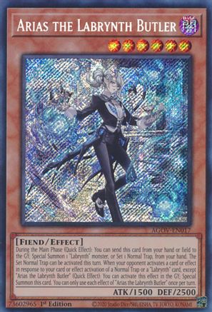 Image of Arias the Labrynth Butler (AGOV-EN017) - Age of Overlord 1st Edition