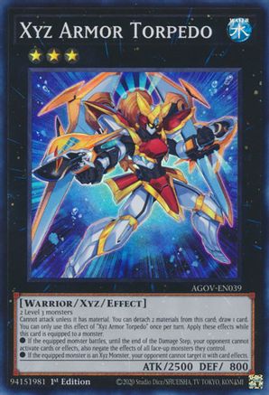 Image of Xyz Armor Torpedo (AGOV-EN039) - Age of Overlord 1st Edition