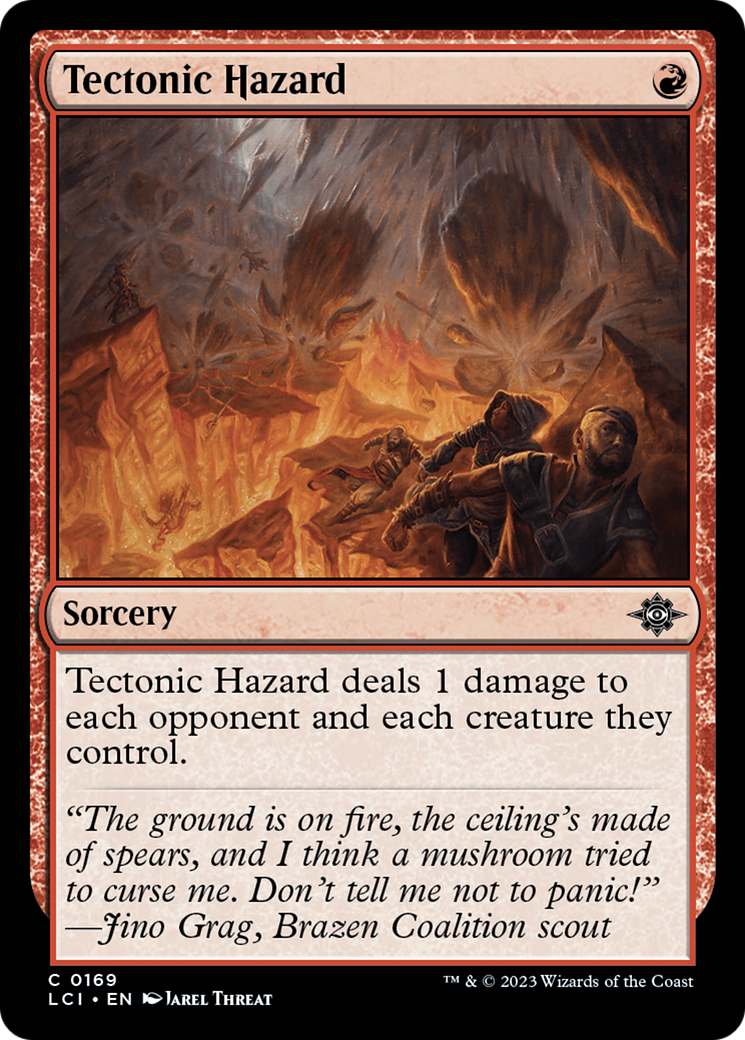 Image of Tectonic Hazard (LCI-169) - The Lost Caverns of Ixalan Foil