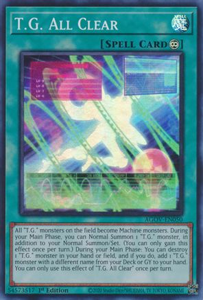 Image of T.G. All Clear (AGOV-EN050) - Age of Overlord 1st Edition