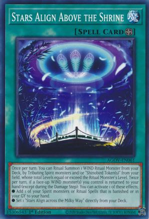 Image of Stars Align Above the Shrine (AGOV-EN061) - Age of Overlord 1st Edition
