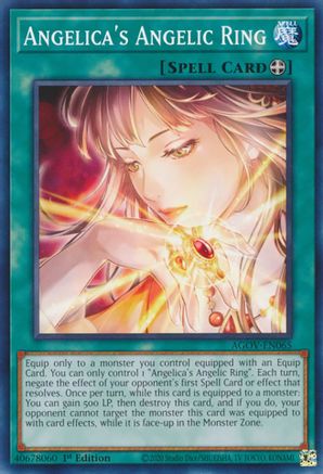 Image of Angelica's Angelic Ring (AGOV-EN065) - Age of Overlord 1st Edition