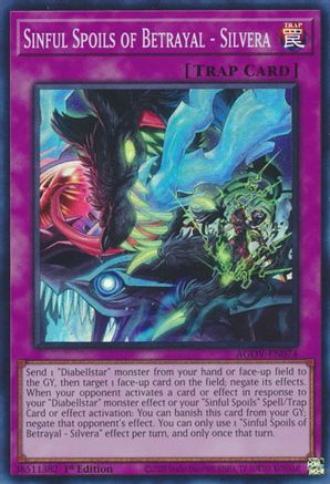 Image of Sinful Spoils of Betrayal - Silvera (AGOV-EN074) - Age of Overlord 1st Edition