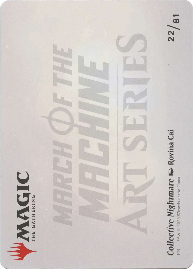 Image of Collective Nightmare // Collective Nightmare (AMOM-022) - March of the Machine Art Series (Borderless) Foil