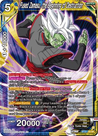 Image of Fused Zamasu, the Beginning of Destruction (BT23-133) - Perfect Combination Foil