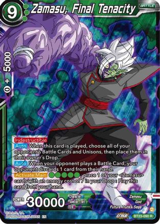 Image of Zamasu, Final Tenacity (BT23-090) - Perfect Combination Foil