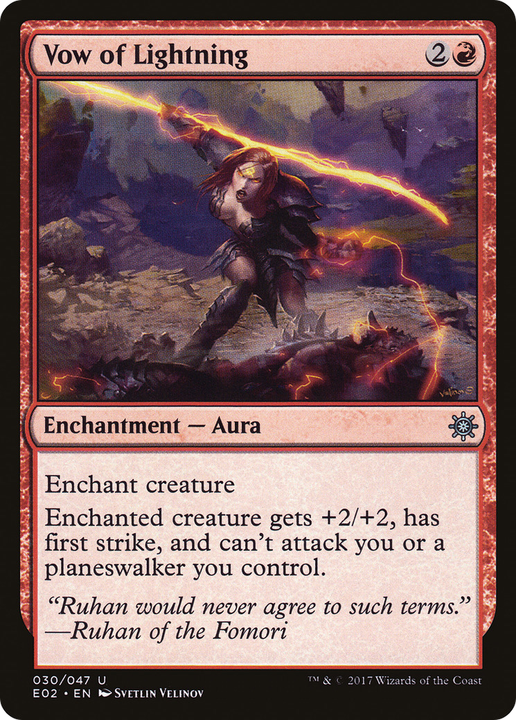 Image of Vow of Lightning (E02-030) - Explorers of Ixalan