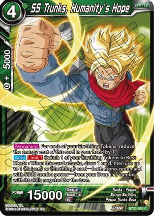 Image of SS Trunks, Humanity's Hope (BT23-082) - Perfect Combination