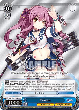 Image of Craven (RRR) (AZL/S102-TE04R RRR) - Azur Lane