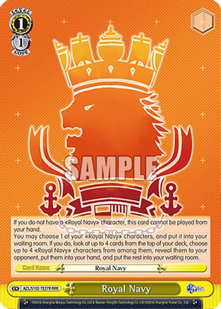 Image of Royal Navy (RRR) (AZL/S102-TE37R RRR) - Azur Lane