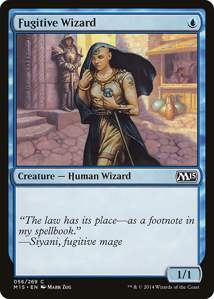 Image of Fugitive Wizard (M15-056) - Magic 2015 Foil