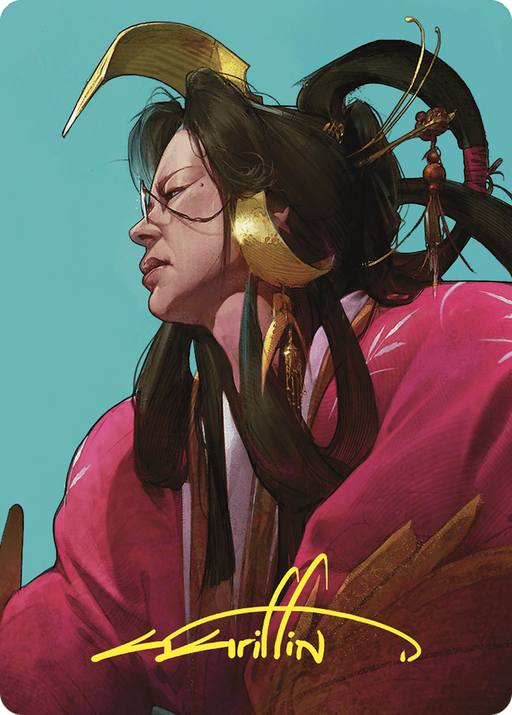 Image of Azami, Lady of Scrolls // Azami, Lady of Scrolls (ACMM-052) - Commander Masters Art Series (Borderless)