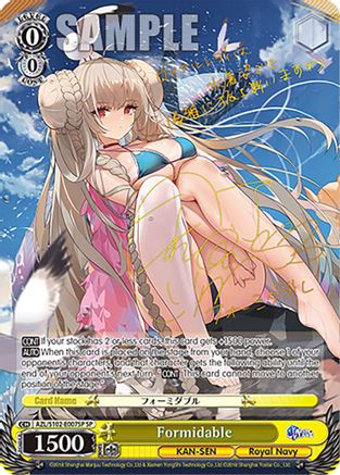 Image of Formidable (SP) (Gold Signature) (AZL/S102-E007SP SP) - Azur Lane