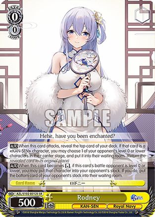 Image of Rodney (SR) (AZL/S102-E012S SR) - Azur Lane