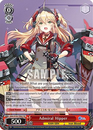 Image of Admiral Hipper (AZL/S102-TE62 TD) - Azur Lane