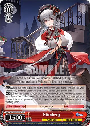 Image of Nurnberg (RRR) (AZL/S102-TE65R RRR) - Azur Lane