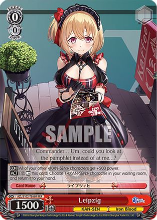 Image of Leipzig (RRR) (AZL/S102-TE66R RRR) - Azur Lane