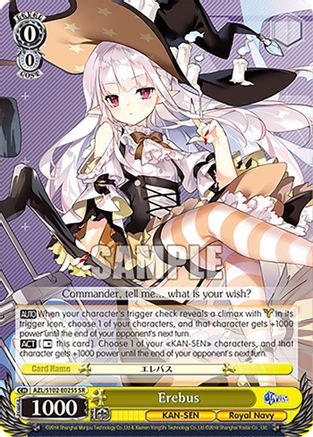 Image of Erebus (SR) (AZL/S102-E025S SR) - Azur Lane