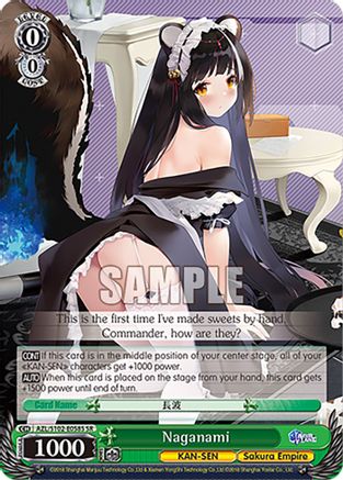 Image of Naganami (SR) (AZL/S102-E058S SR) - Azur Lane