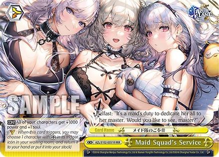 Image of Maid Squad's Service (RRR) (AZL/S102-E031R RRR) - Azur Lane