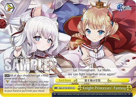 Image of Knight Princesses' Fantasy (AZL/S102-E034 CC) - Azur Lane