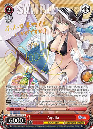 Image of Aquila (SP) (Gold Signature) (AZL/S102-E085SP SP) - Azur Lane